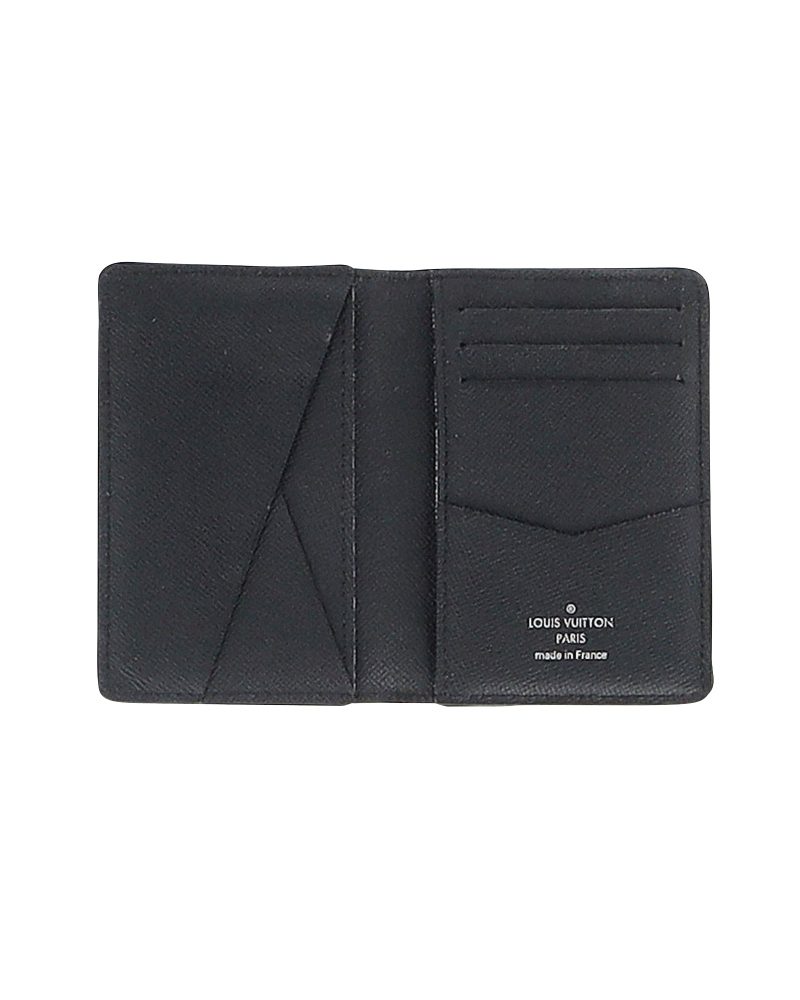 Louis Vuitton Pocket Organizer/Card Holder in Black Epi Leather - Barde - Image 3