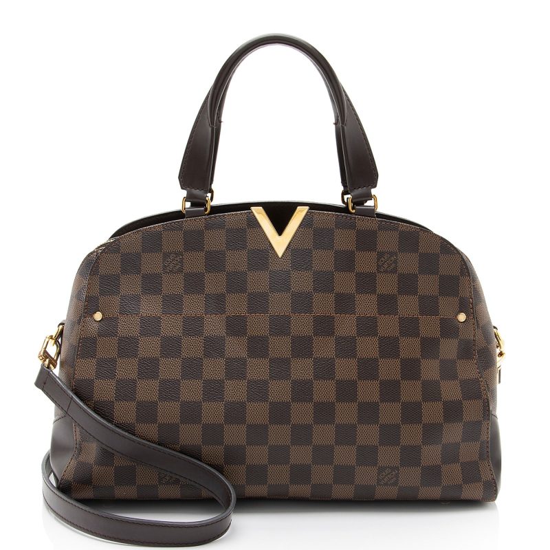 Louis Vuitton Damier Ebene Kensington Bowler Satchel - Barde