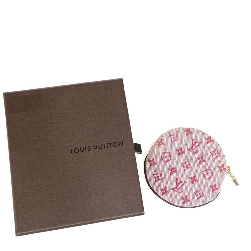 Louis Vuitton Porte Monnaie Rond  Canvas Wallet - Barde