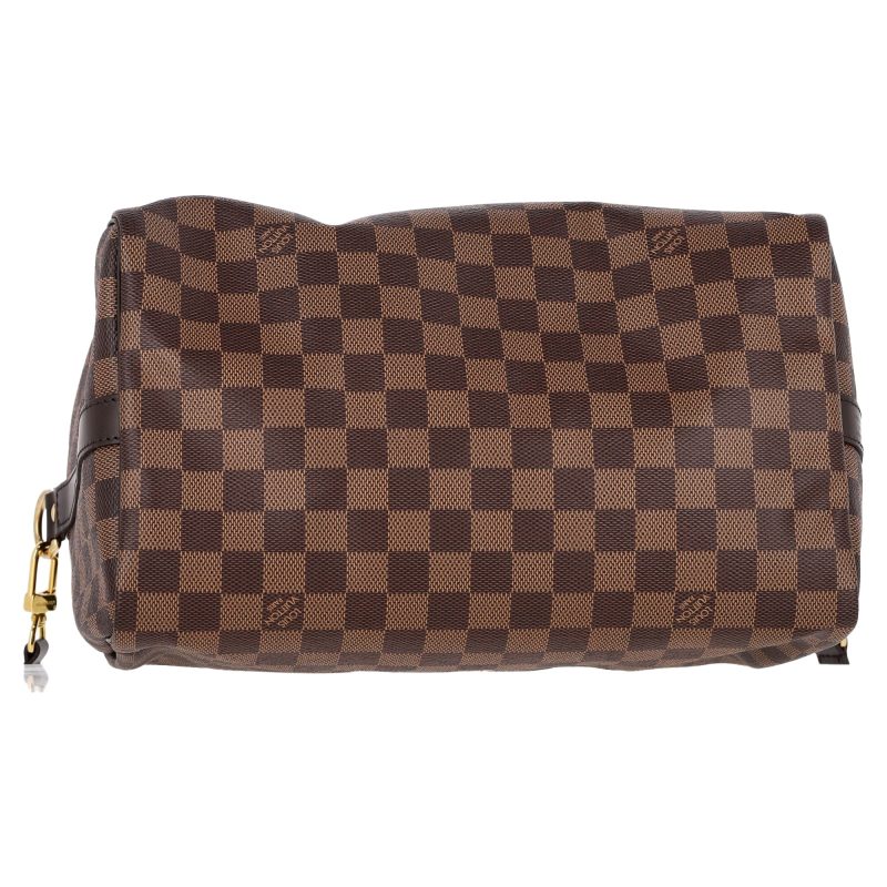Louis Vuitton Speedy 35 Bag in Brown Canvas - Barde - Image 4