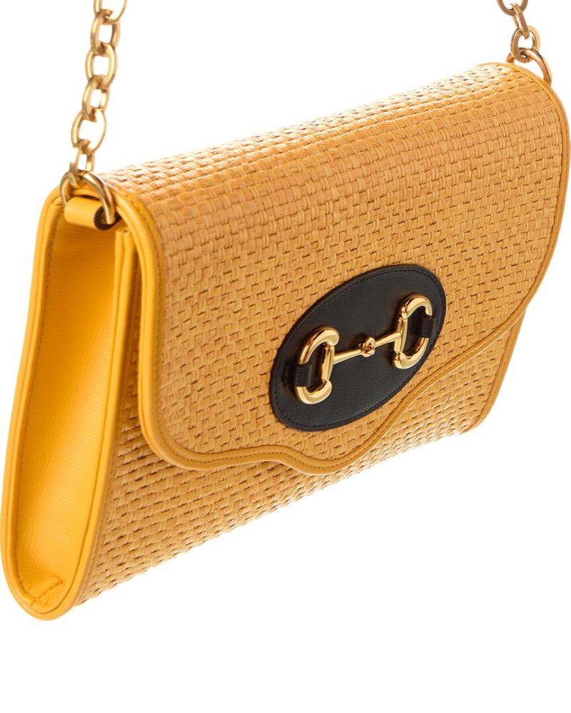 Gucci Horsebit 1955 Leather-Trim Shoulder Bag - Barde - Image 3