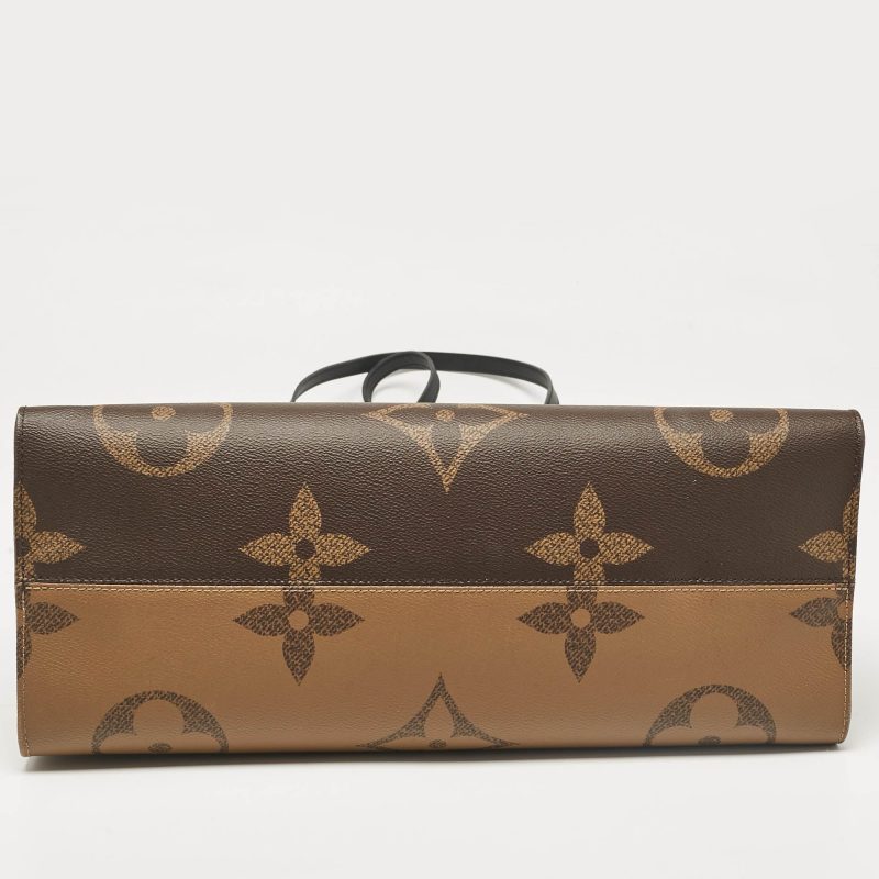 Louis Vuitton Monogram Reverse Giant Canvas Onthego Gm Bag - Barde - Image 5
