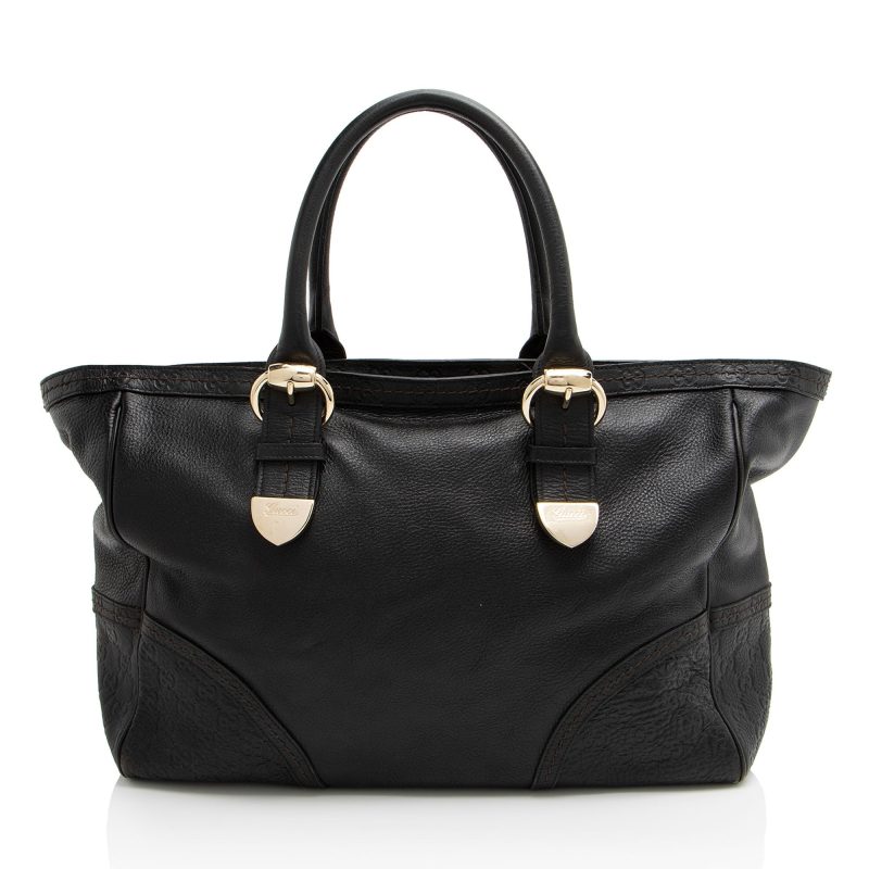 Gucci Leather Signoria Medium Tote - Barde
