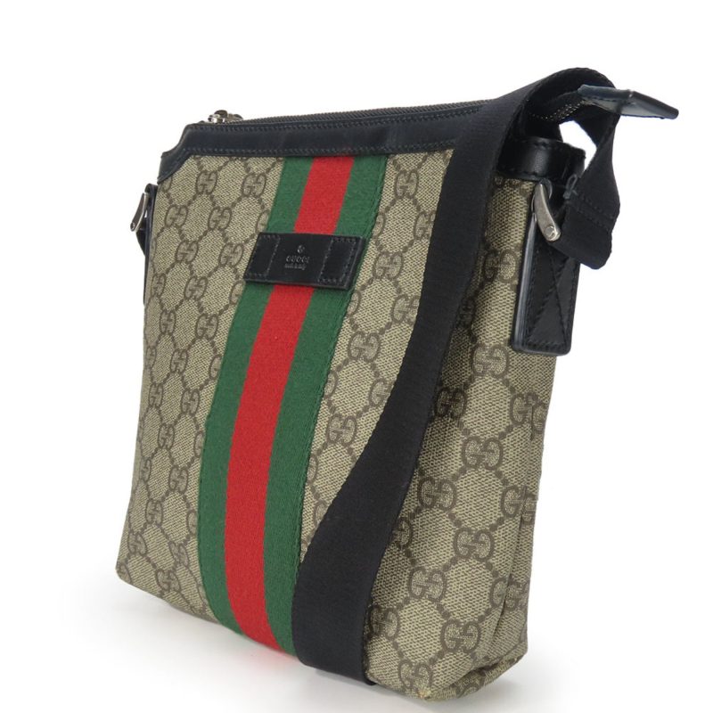 Gucci    Gg Supreme Leather Shoulder Bag (Pre-Owned) - Barde - Image 2