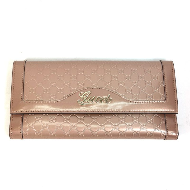 Gucci Guccissima  Patent Leather Wallet  () - Barde