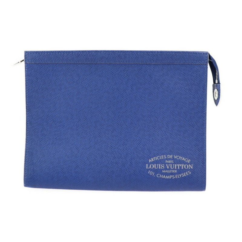 Louis Vuitton Pochette Voyage  Leather Clutch Bag - Barde