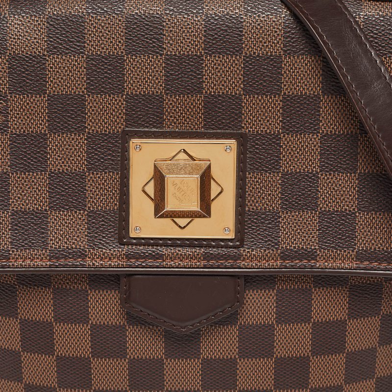 Louis Vuitton Damier Ebene Canvas Bergamo Mm Bag - Barde - Image 4