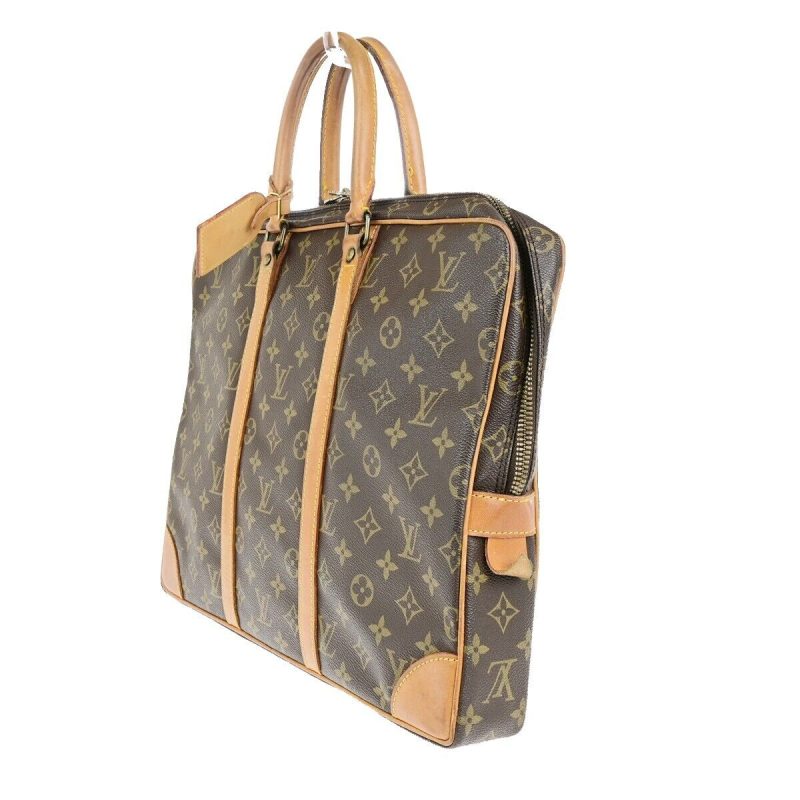 Louis Vuitton Porte Documents Voyage  Canvas Briefcase Bag - Barde - Image 3