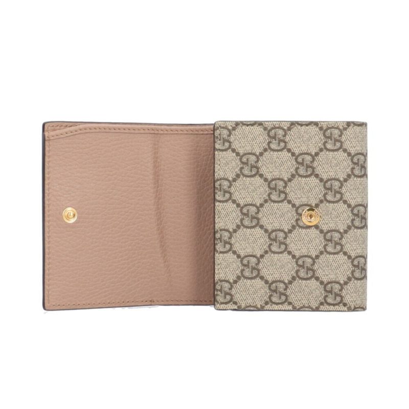Gucci  pink Gg Supreme Wallet (Bi-Fold) (Pre-Owned) - Barde - Image 5