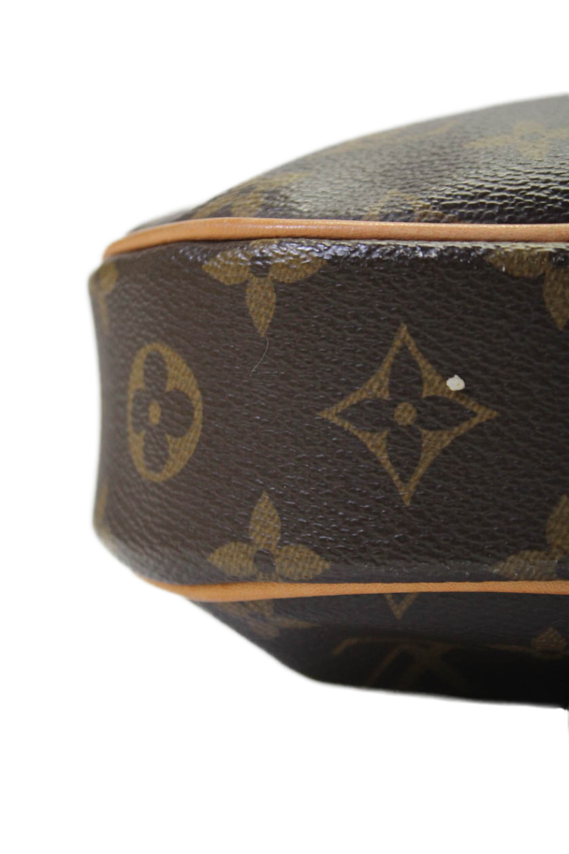 Louis Vuitton Womens Brown Leather Monogram Canvas PM Odeon Shoulder Handbag - Barde - Image 5