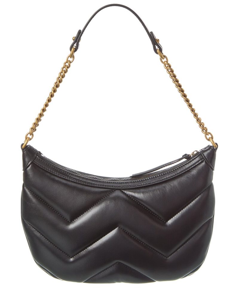 Gucci GG Marmont Small Leather Shoulder Bag - Barde - Image 2