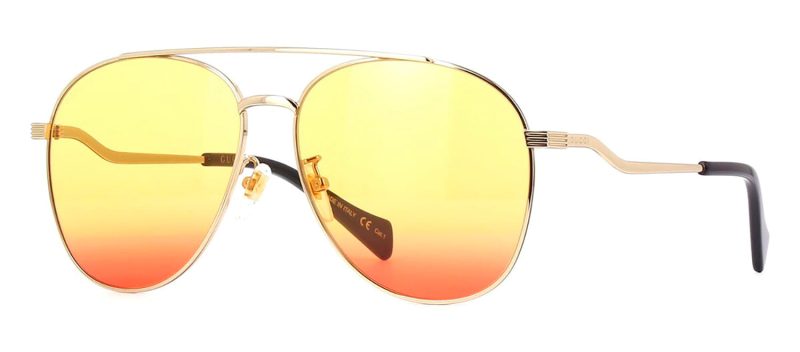 Gucci GG0969S 004 Aviator Polarized Sunglasses - Barde