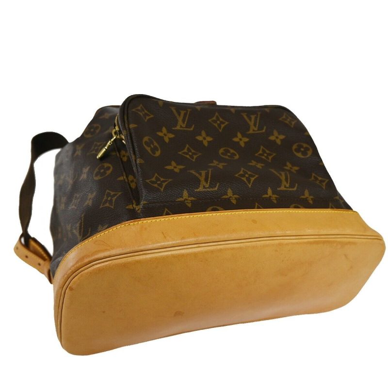 Louis Vuitton Montsouris Gm  Canvas Backpack Bag - Barde - Image 3