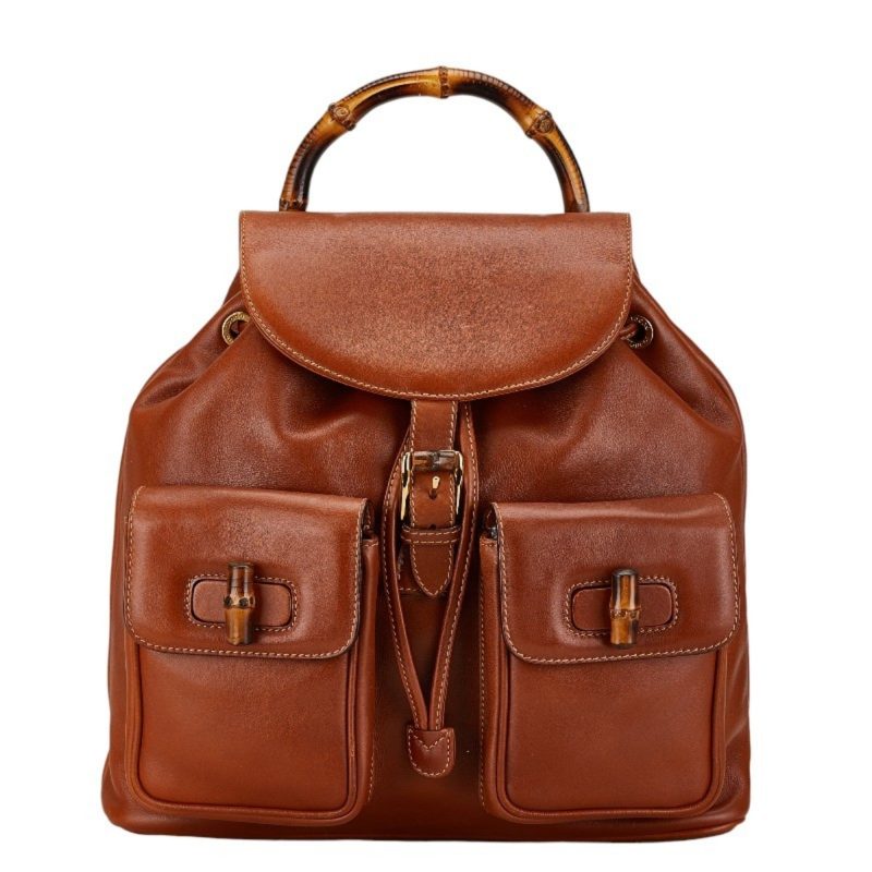 Gucci  Leather Backpack (Pre-Owned) - Barde