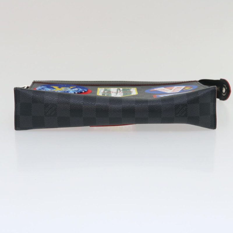 Louis Vuitton Pochette Voyage  Canvas Clutch Bag - Barde - Image 3