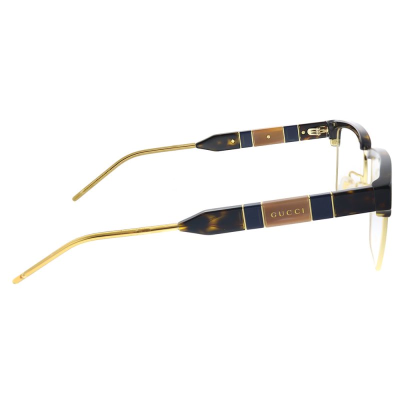 Gucci  GG 0605O 002 Unisex Square Eyeglasses 52mm - Barde - Image 3