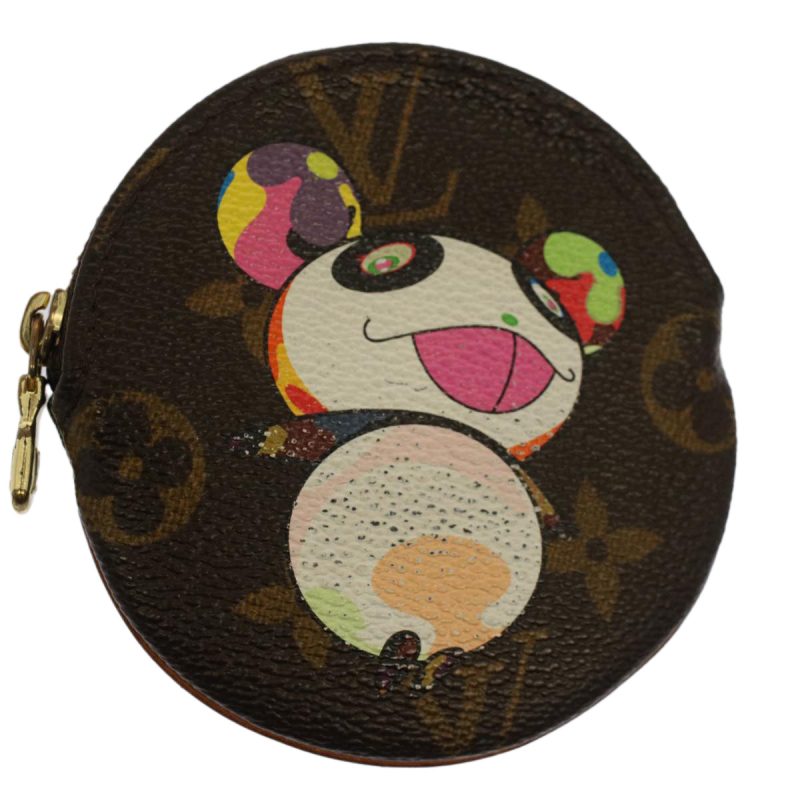 Louis Vuitton Porte Monnaie Rond  Canvas Wallet - Barde