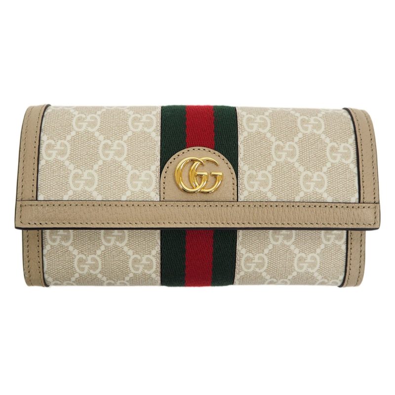 Gucci Ophidia   Gg Supreme Long Wallet (Bi-Fold) (Pre-Owned) - Barde