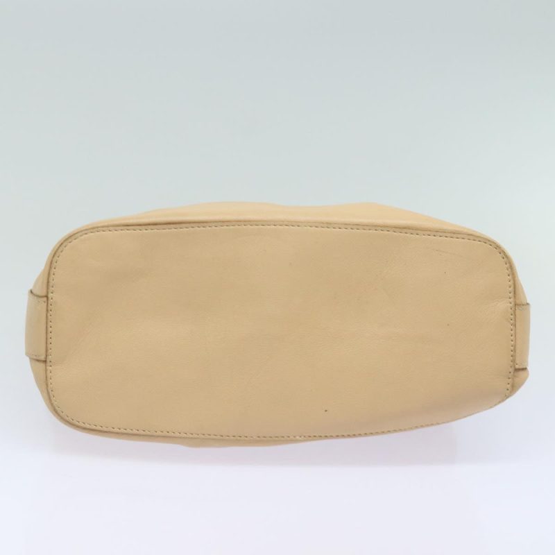 Gucci Chain Shoulder Bag Leather Beige - Barde - Image 5