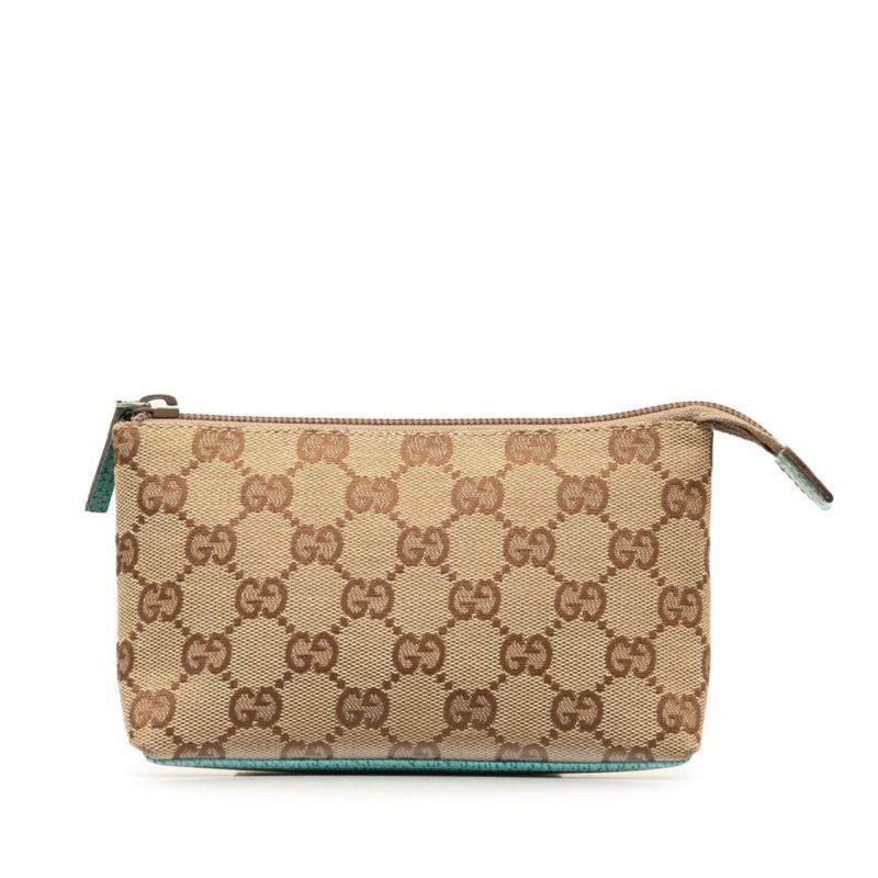 Gucci Gg Canvas  blue Gg Canvas Pouch (Pre-Owned) - Barde