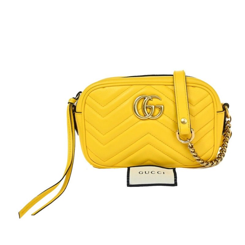 Gucci Marmont  Leather Shoulder Bag () - Barde
