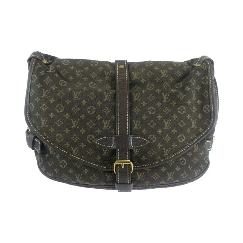 Louis Vuitton Monogram Mini Lin Saumur 30 Shoulder Bag - Barde - Image 2