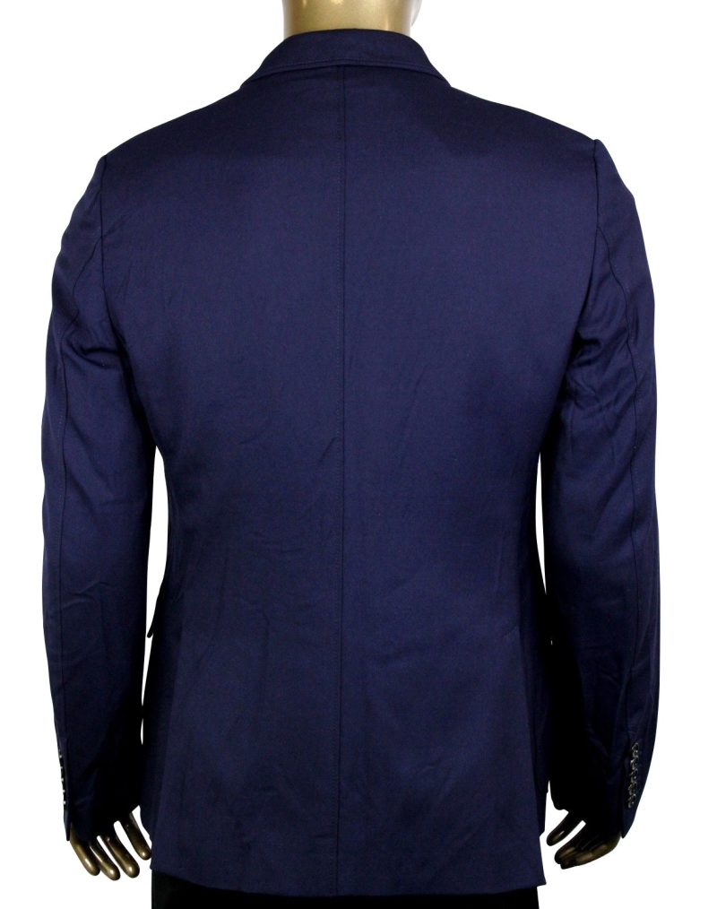 Gucci Men's Formal 2 Buttons blue Poly / Wool / Elastane Jacket - Barde - Image 4