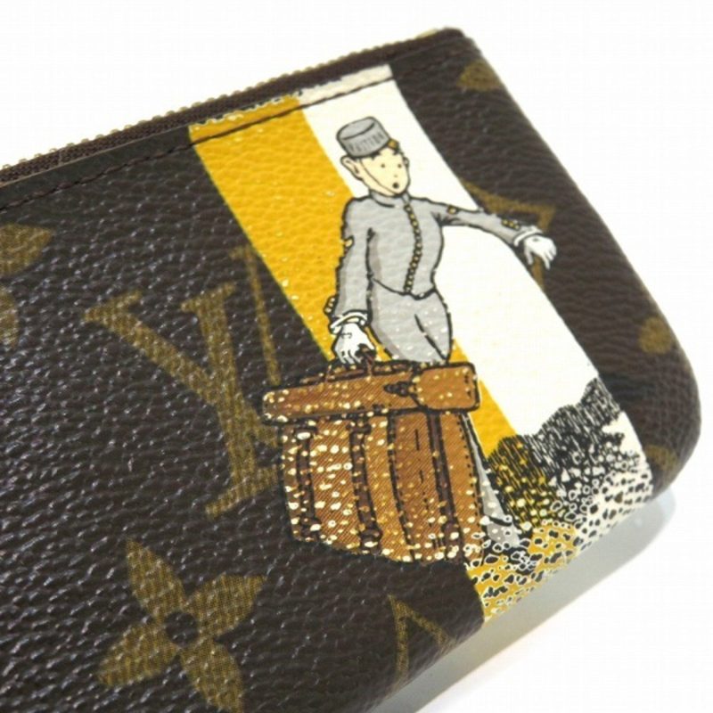 Louis Vuitton Pochette Clés  Canvas Clutch Bag - Barde - Image 6
