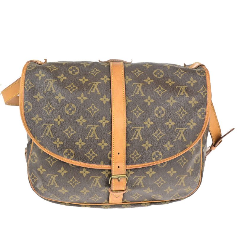Louis Vuitton Saumur 35  Canvas Shoulder Bag - Barde - Image 2
