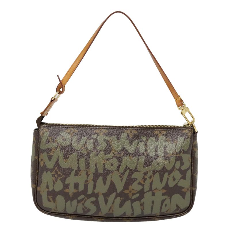 Louis Vuitton Pochette Accessoire  Canvas Clutch Bag - Barde - Image 2