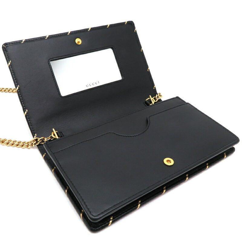 Gucci  Leather Chain/Shoulder Wallet (Pre-Owned) - Barde - Image 5