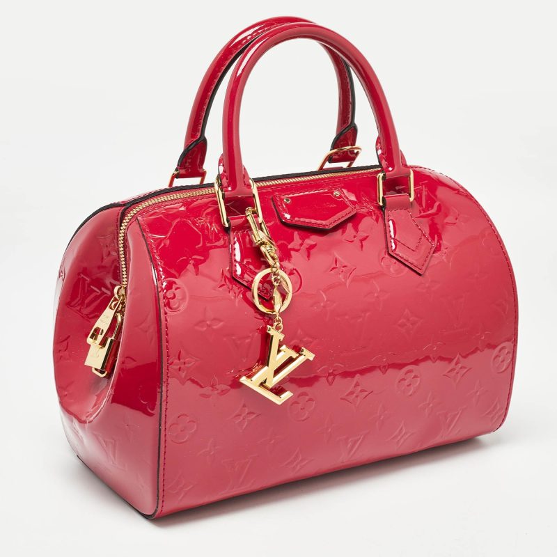 Louis Vuitton Rose Pop Monogram Vernis Montana Bag - Barde - Image 2