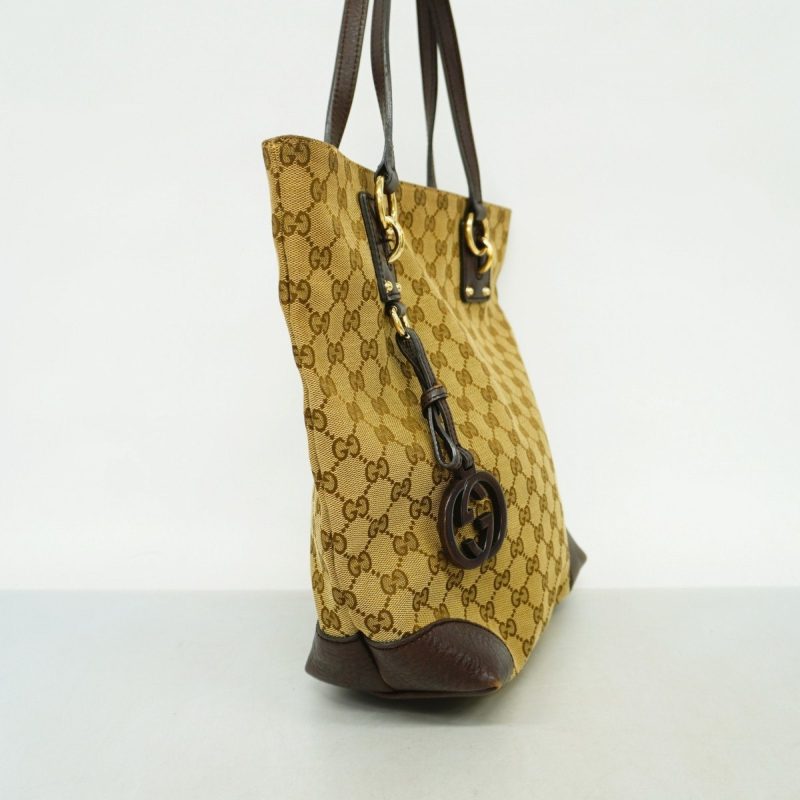 Gucci  Canvas Tote Bag (Pre-Owned) - Barde - Image 2