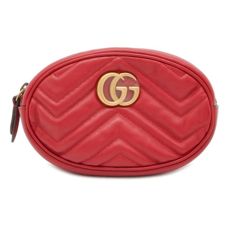 Gucci Gg Marmont  Leather Clutch Bag () - Barde
