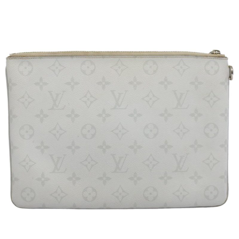 Louis Vuitton Pochette Zippée  Canvas Clutch Bag - Barde - Image 2