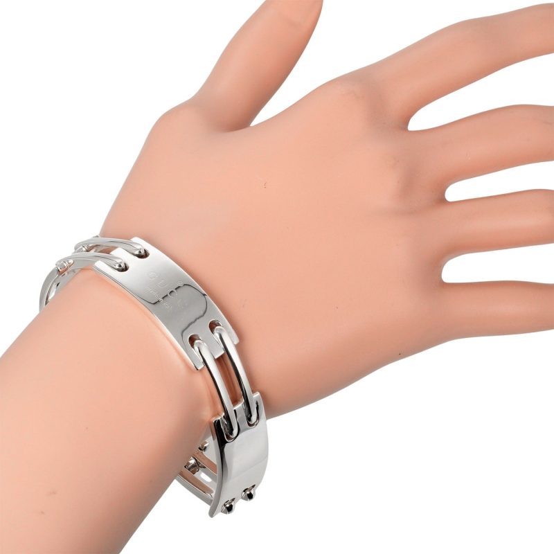 Gucci Logo Plate   Bracelet Jewelry (Pre-Owned) - Barde - Image 6