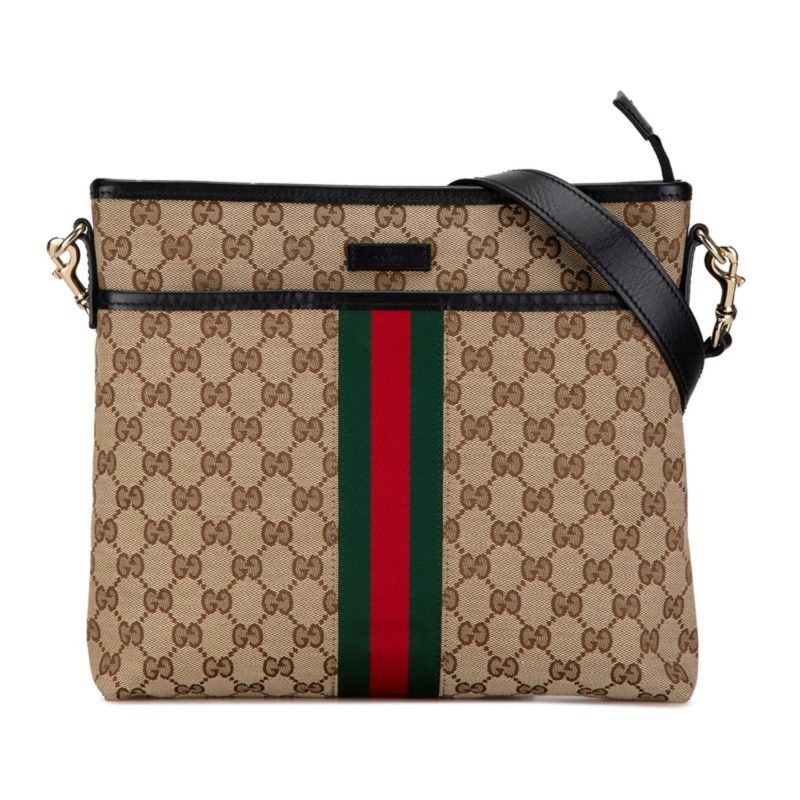 Gucci   Canvas Leather Shoulder Bag (Pre-Owned) - Barde - Image 2