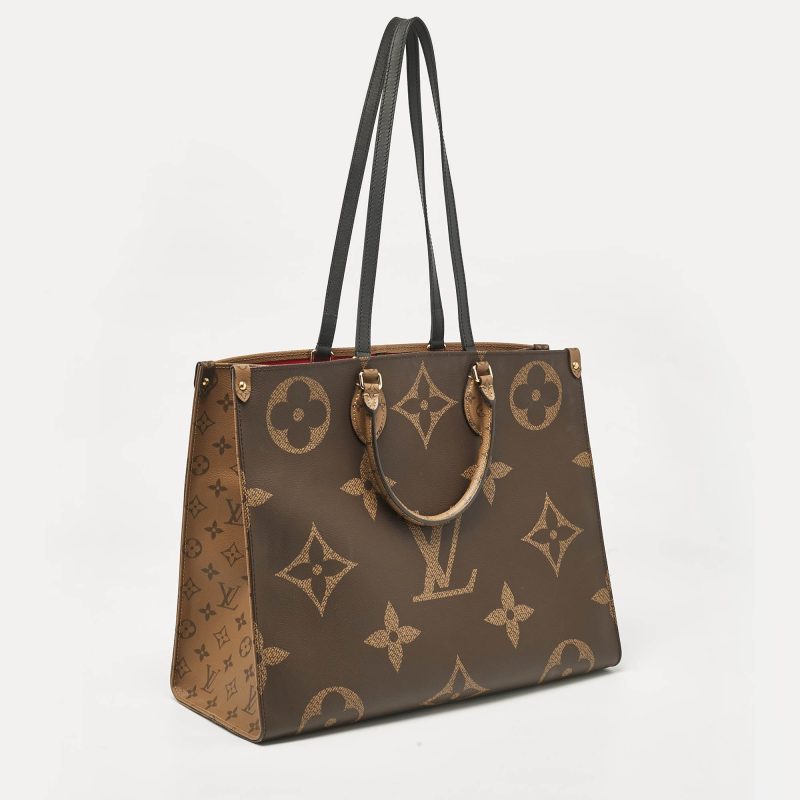 Louis Vuitton Monogram Reverse Giant Canvas Onthego Gm Bag - Barde - Image 2