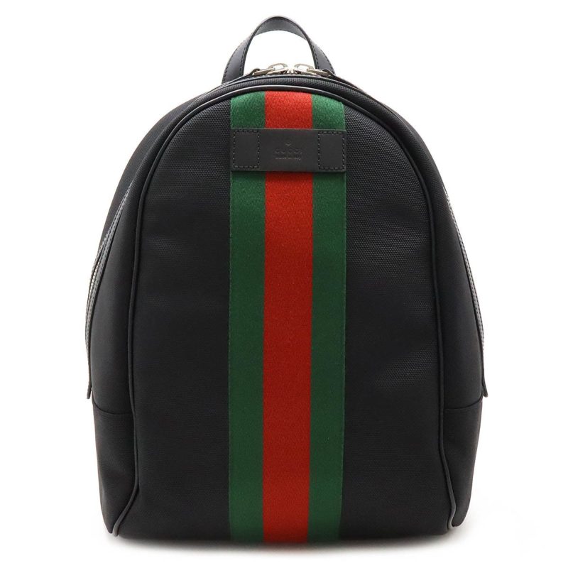 Gucci Sherry Line    Color Canvas Backpack (Pre-Owned) - Barde