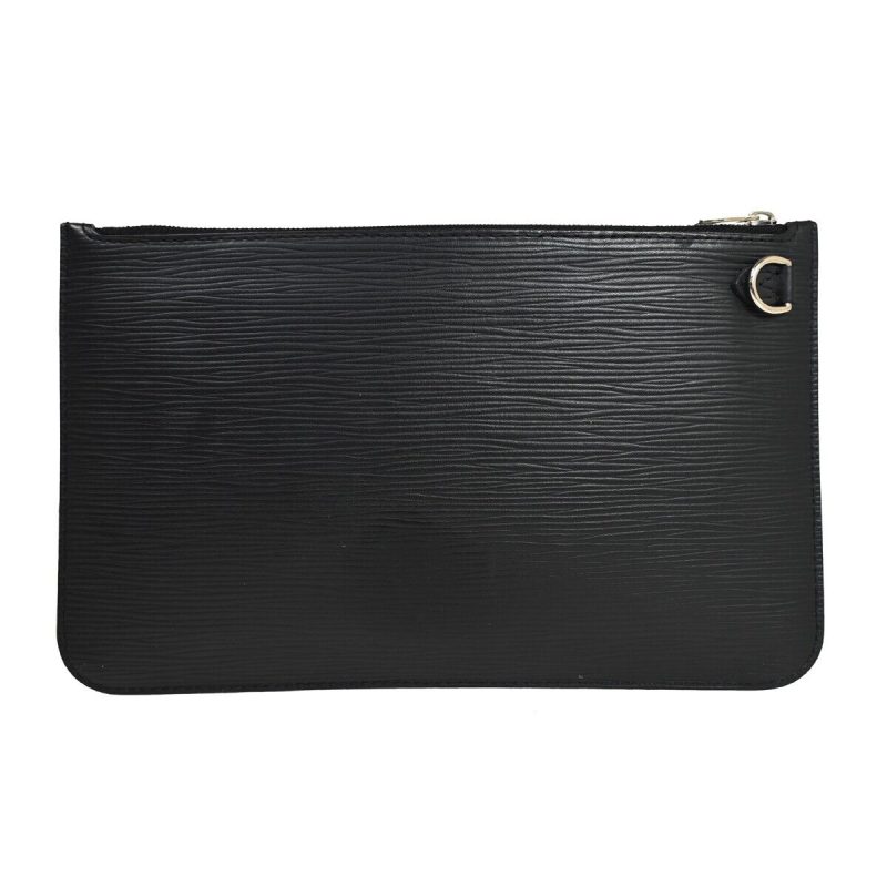 Louis Vuitton Neverfull Pouch  Leather Clutch Bag - Barde - Image 2