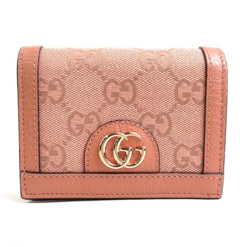Gucci  Gg Canvas Leather Wallet (Bi-Fold) (Pre-Owned) - Barde