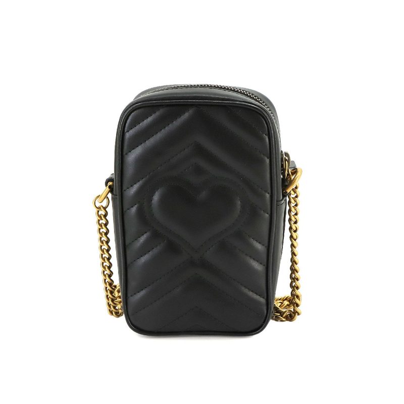 Gucci Gg Marmont  Leather Shoulder Bag () - Barde - Image 2