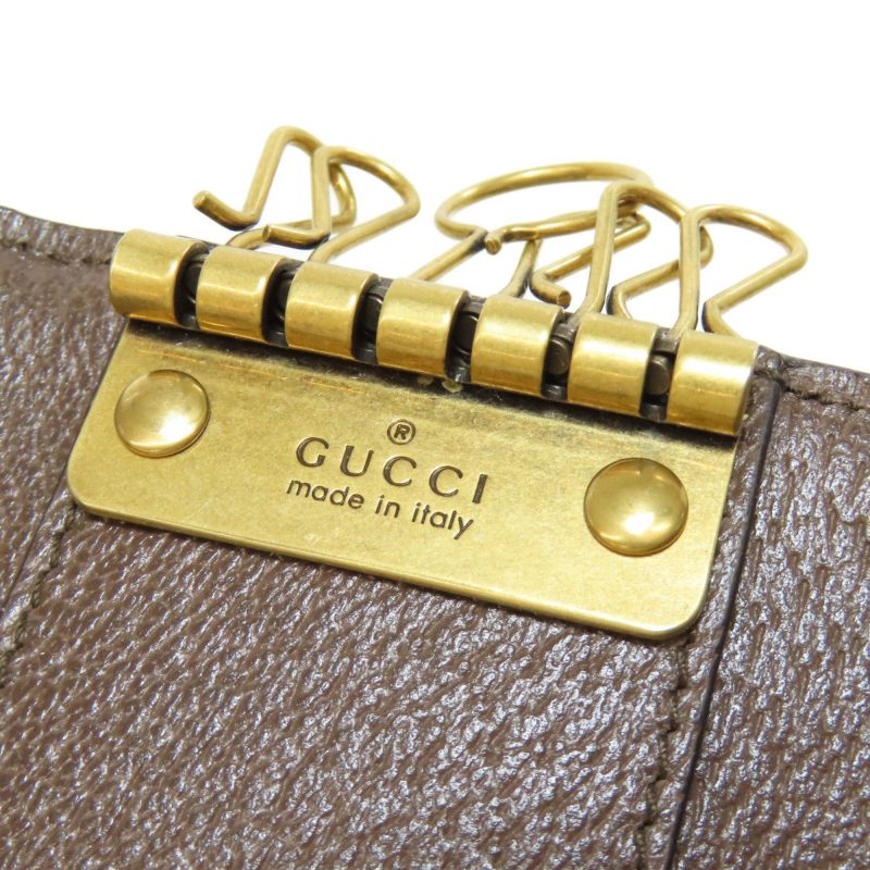 Gucci  Canvas Leather Keycase (Pre-Owned) - Barde - Image 6