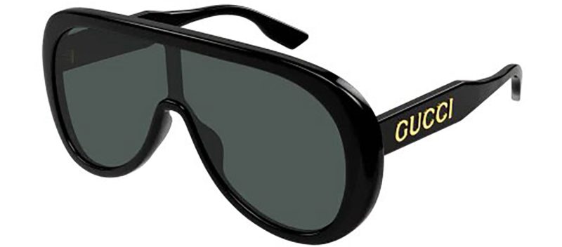 Gucci GG1370S 001 Shield Sunglasses - Barde