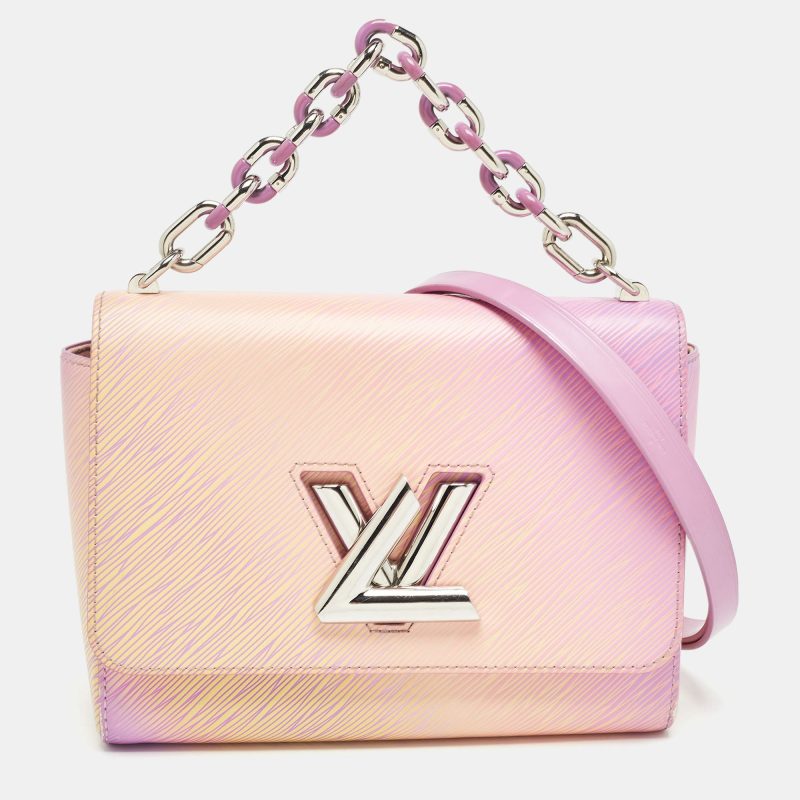 Louis Vuitton Orange/purple Gradient Epi Leather Twist Mm Bag - Barde