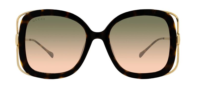 Gucci GG1021S W 001 Butterfly Sunglasses - Barde