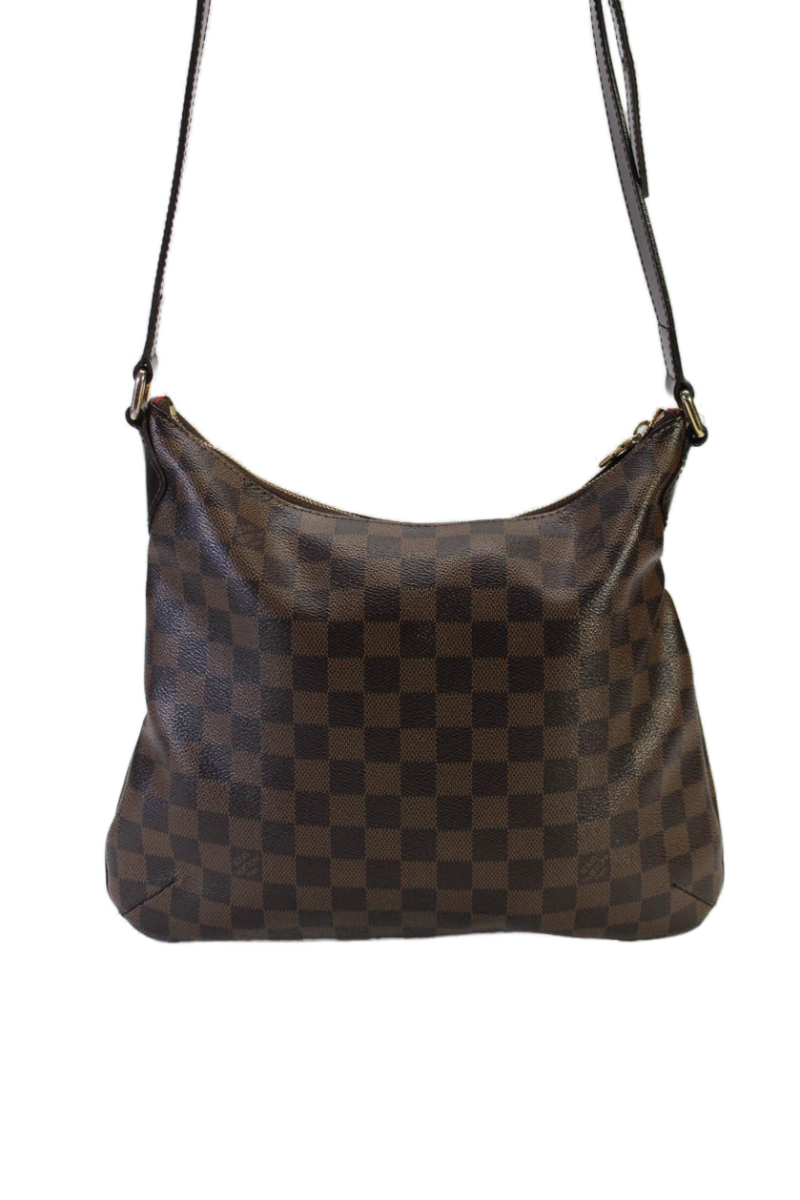 Louis Vuitton Womens Coated Canvas Damier Ebene Bloomsbury PM Handbag Brown - Barde - Image 5
