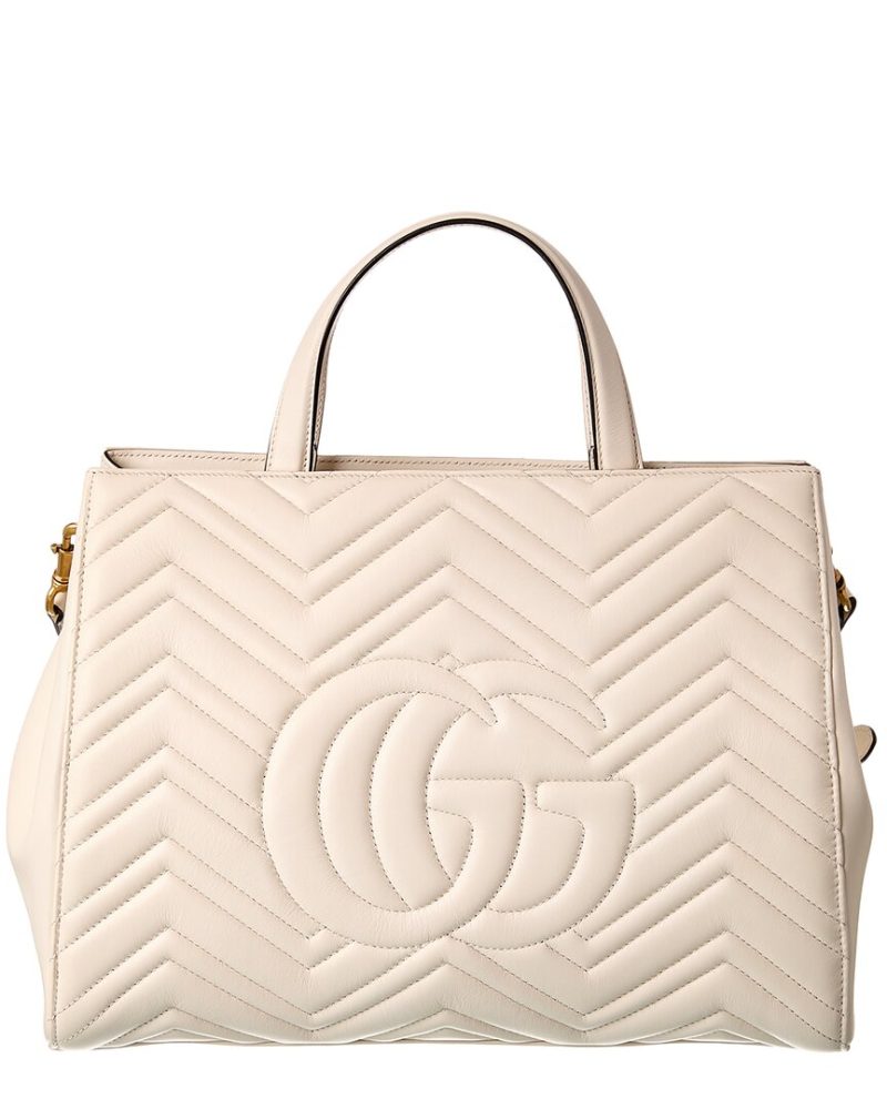 Gucci GG Marmont Medium Leather Tote - Barde - Image 2