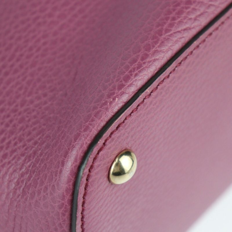 Gucci Interlocking G  Leather Shoulder Bag () - Barde - Image 6