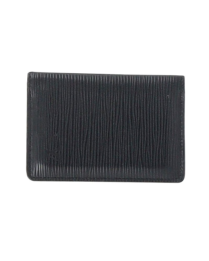 Louis Vuitton Pocket Organizer/Card Holder in Black Epi Leather - Barde